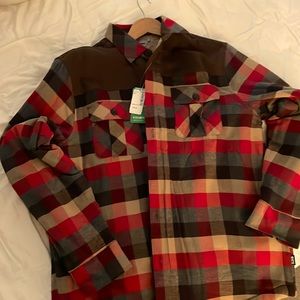 NWT- Mens DJAB by Simons, Sherpa lined shirt/jacket